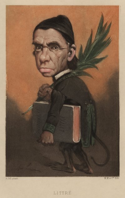 Emile Littre, Franse lexicograaf en filosoof door Andre Gill